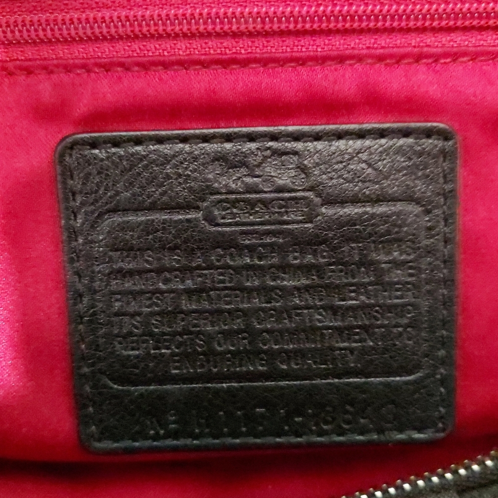 Coach Vintage Madison Abigail Op-Art Santeen Shoulder Bag - Picture 10 of 10